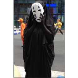 Spirited Away anime cosplay clothes+mask+gloves