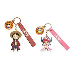 One Piece anime keychain