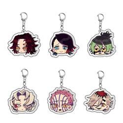 Demon slayer kimets anime keychain