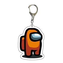 Among Us anime keychain