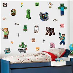 Minecraft anime 3D stickers 24*35cm*3pcs