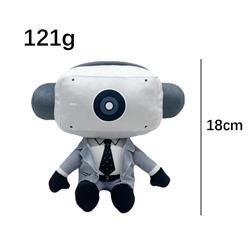 Skibidi Toilet Mystery anime plush doll 18cm