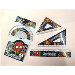 spider man anime ruler set 10 pcs a set