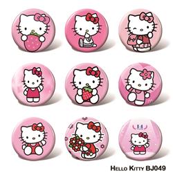 hello kitty anime pin 58mm set