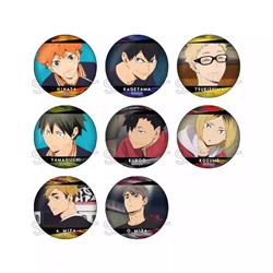 Haikyuu anime pin 8pcs a set