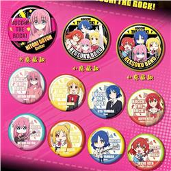 Bocchi the rock anime pin 8pcs a set