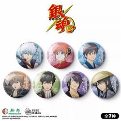 Gintama anime pin 7pcs a set