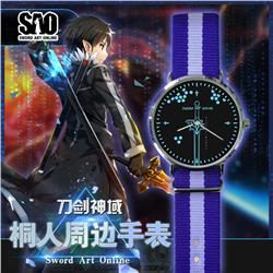 Sword art online anime quartz watch