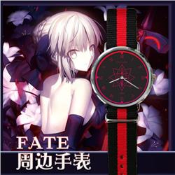 Fate anime quartz watch