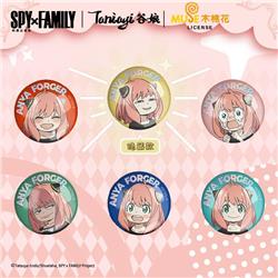 SPY×FAMILY anime pin 6 pcs a set