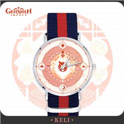 Genshin Impact anime quartz watch