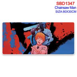 chainsaw man anime Mouse pad 80*30cm