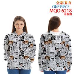 One Piece anime hoodie