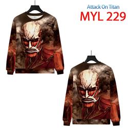 Attack on Titan anime hoodie