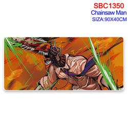 chainsaw man anime Mouse pad 90*40cm