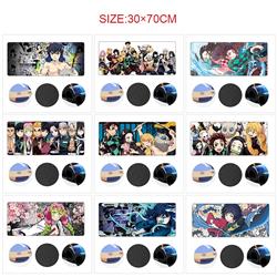 Demon slayer kimets anime Mouse pad 70*30cm