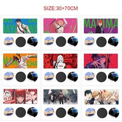 chainsaw man anime Mouse pad 70*30cm