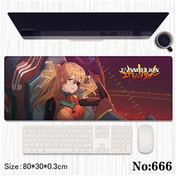 EVA anime Mouse pad 80*30*0.3cm