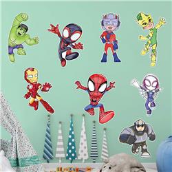 Avengers anime 3D stickers