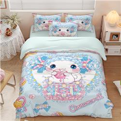 Kuromi anime bed sheet four piece set 1.5m/1.8m