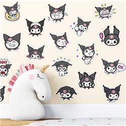 Kuromi anime wall sticker detall 90*30cm