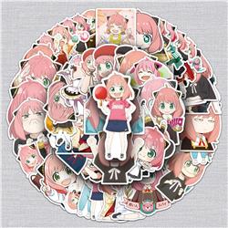 SPY×FAMILY anime  stickers 50pcs a set