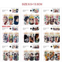 Naruto anime glass cup 350ml