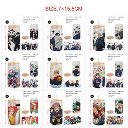 Jujutsu Kaisen anime glass cup 450ml