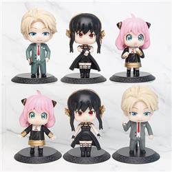 SPY×FAMILY anime figure 10cm 6pcs a set in bags