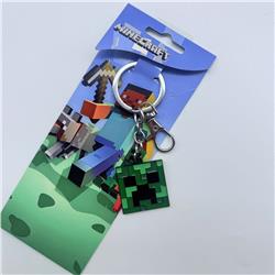 Minecraft anime keychain