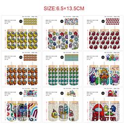 Among Us anime glass cup 350ml