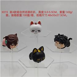 dandadan anime figure 5-5.5cm 4pcs a set in bags