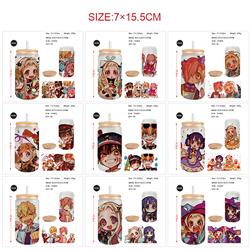 Toilet-bound hanako-kun anime glass cup 450ml