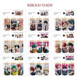 My Hero Academia anime glass cup 350ml