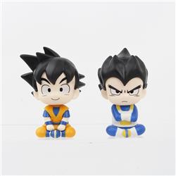 Dragon ball anime figure 9cm 2pcs a set in bags