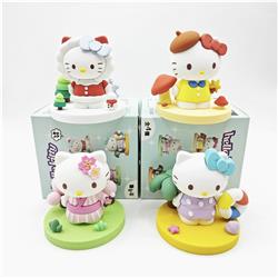 hello kitty anime figure 6.5cm 4pcs a set in bags