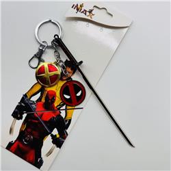 Deadpool anime keychain