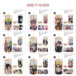 Naruto anime glass cup 450ml