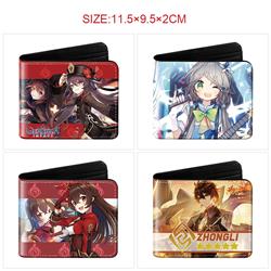 Genshin Impact anime wallet