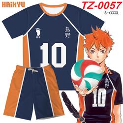 Haikyuu anime T-shirt+shorts