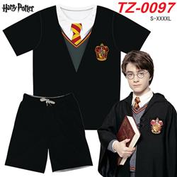 Harry Potter anime T-shirt+shorts