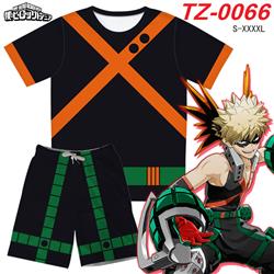 My Hero Academia anime T-shirt+shorts