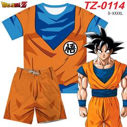 Dragon ball anime T-shirt+shorts