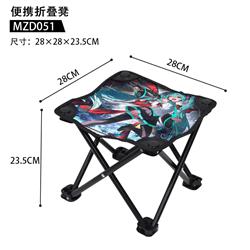 Hatsune Miku anime folding stool