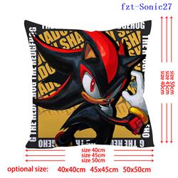 Sonic anime pillow cushion 45*45cm