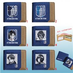 Attack on Titan anime wallet