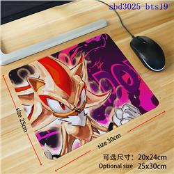Sonic anime mouse pad 30*25*0.3cm（lockrand）