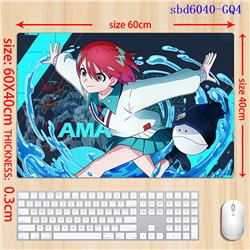 Gundam anime mouse pad 60*40*0.3cm（lockrand）