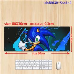 Sonic anime mouse pad 80*30*0.3cm（lockrand）
