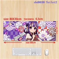 Toilet-bound hanako-kun anime mouse pad 80*30*0.3cm（lockrand）